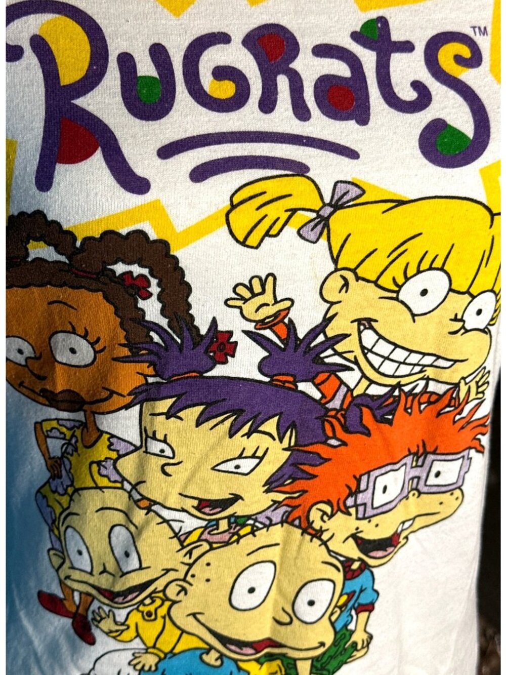 Nickelodeon Rugrats Graphic Print TShirt Juniors XL Tee Angelica Tommy Susie - Picture 8 of 8